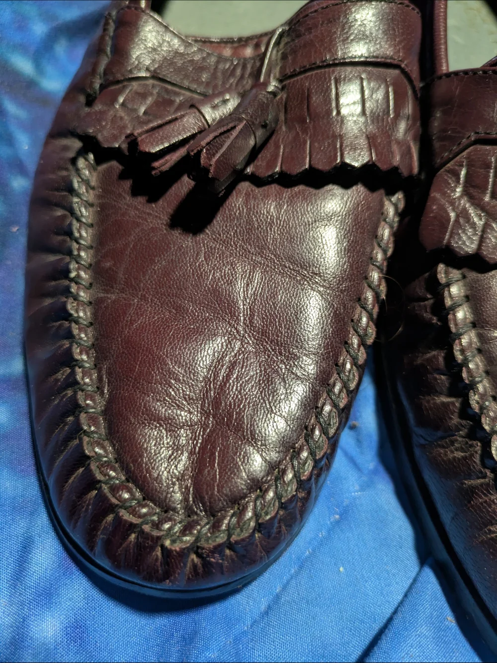 Vintage‎ Town & Craft Brown Leather Kiltie Tassel Loafers | Preppy Grandadcore